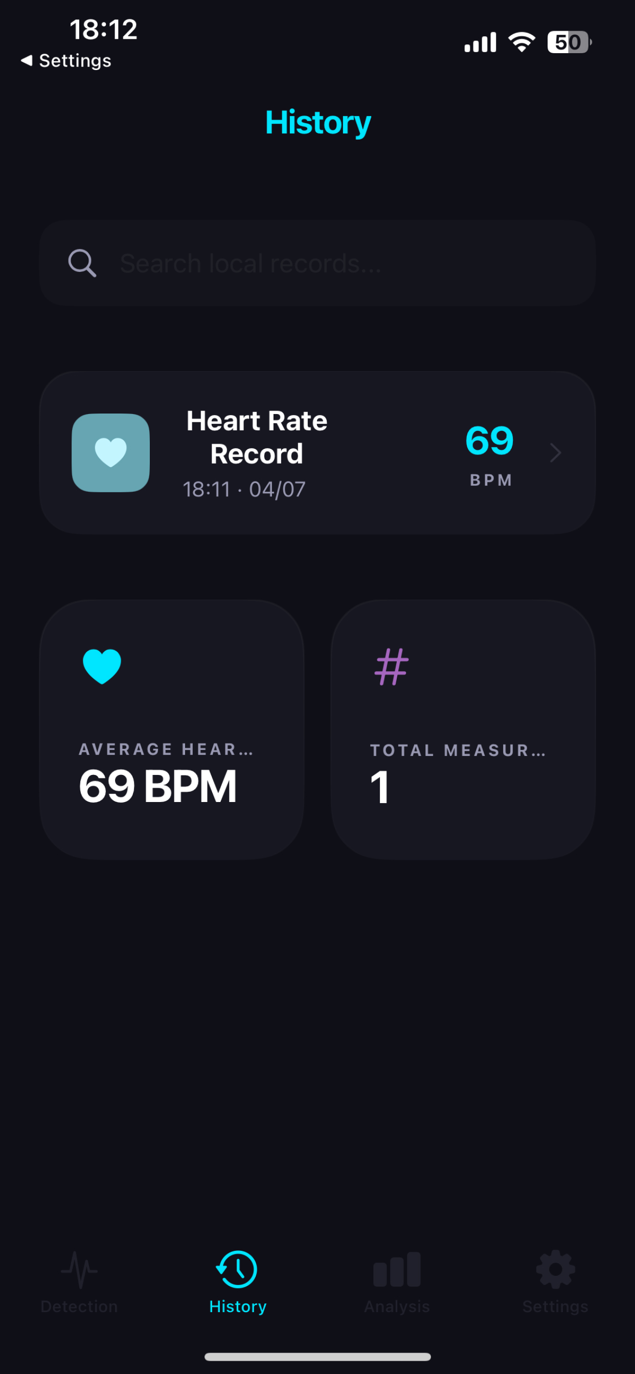 Pulse Now heart rate